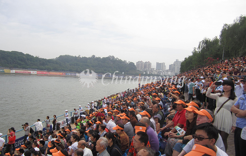 2013年中国内江·第四届大千龙舟经贸文化节暨四川省龙舟赛JY-8201平放式